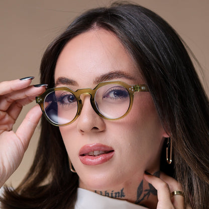 REDONDO Y09 ARMAÇÃO ÓCULOS DE GRAU YOU YOU