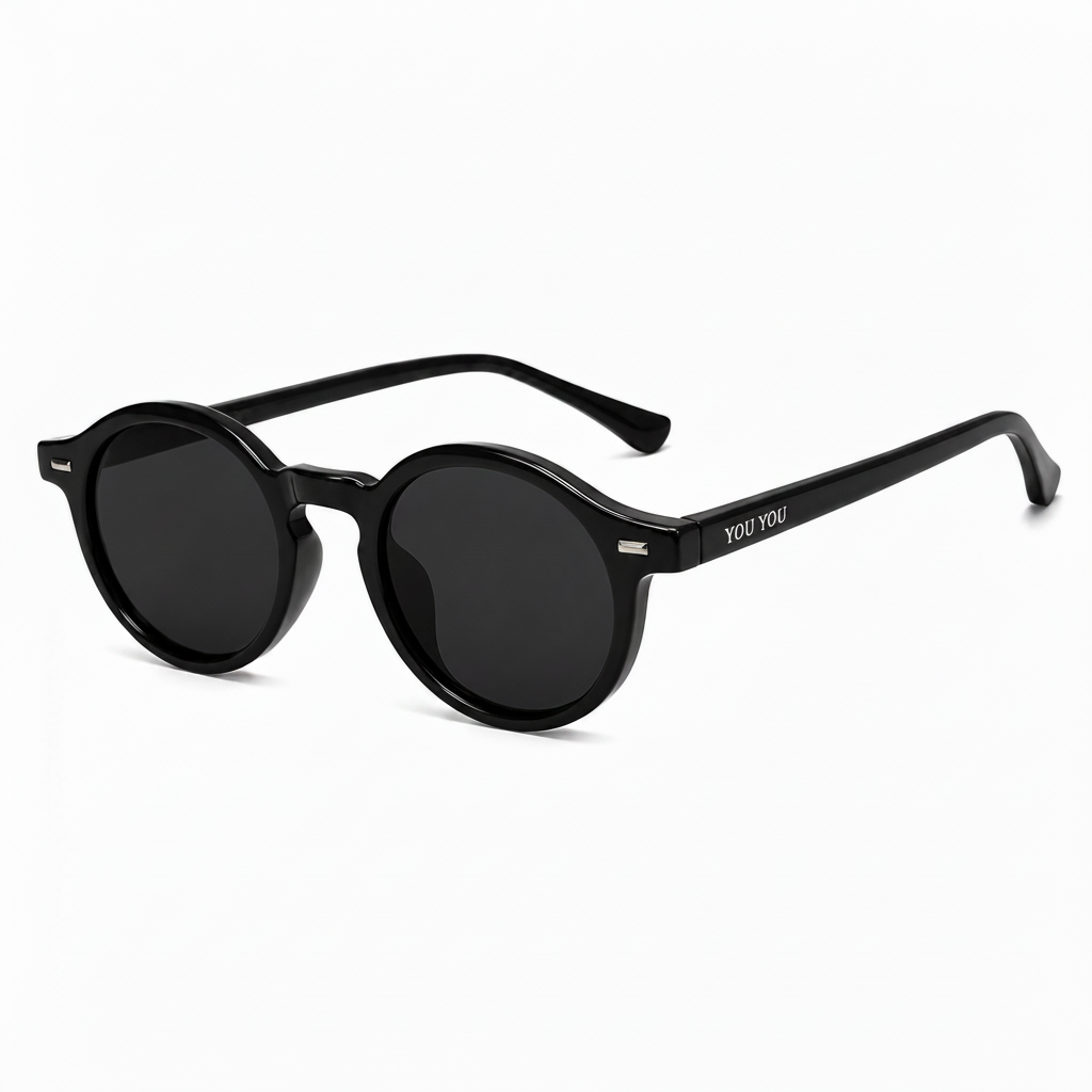 Óculos de Sol Redondo Gab - UV400 - Acetato Italiano