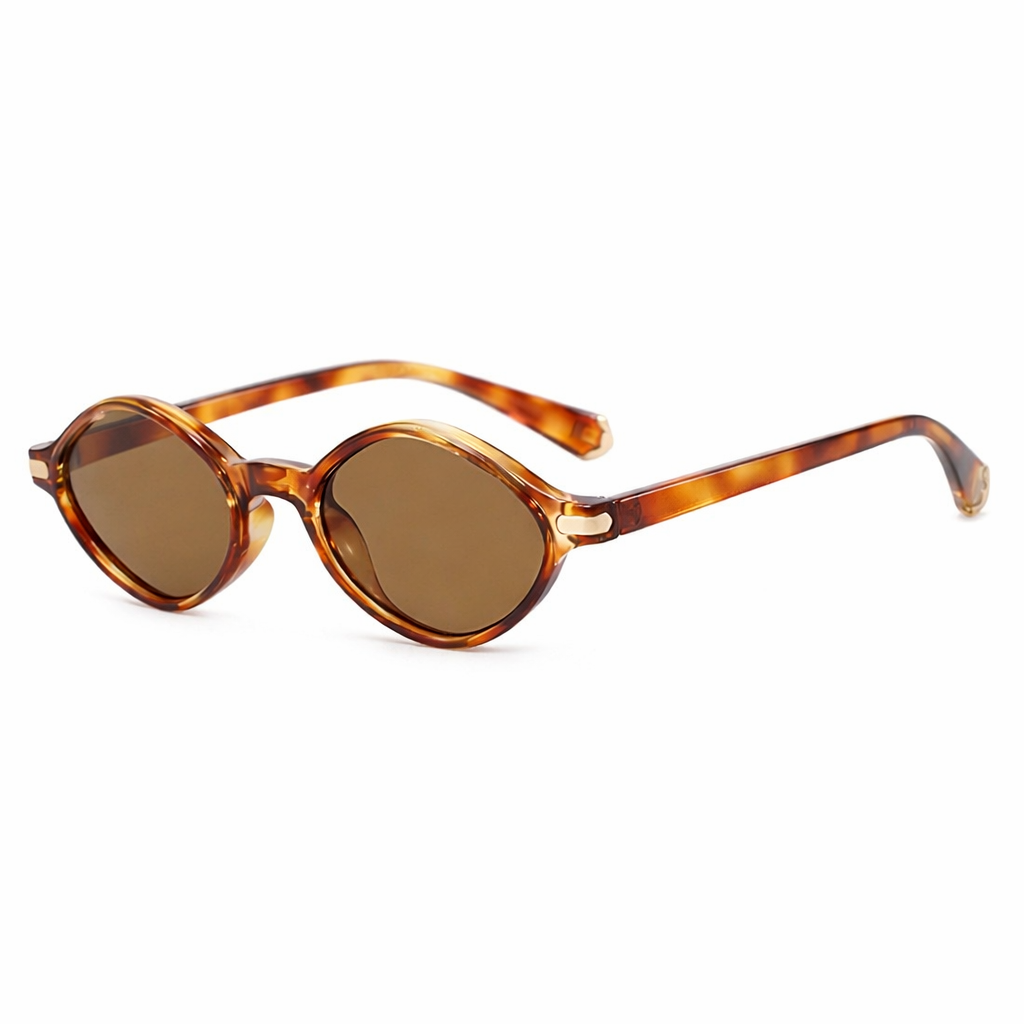 Óculos de Sol Oval Mama - UV400 - Acetato Italiano