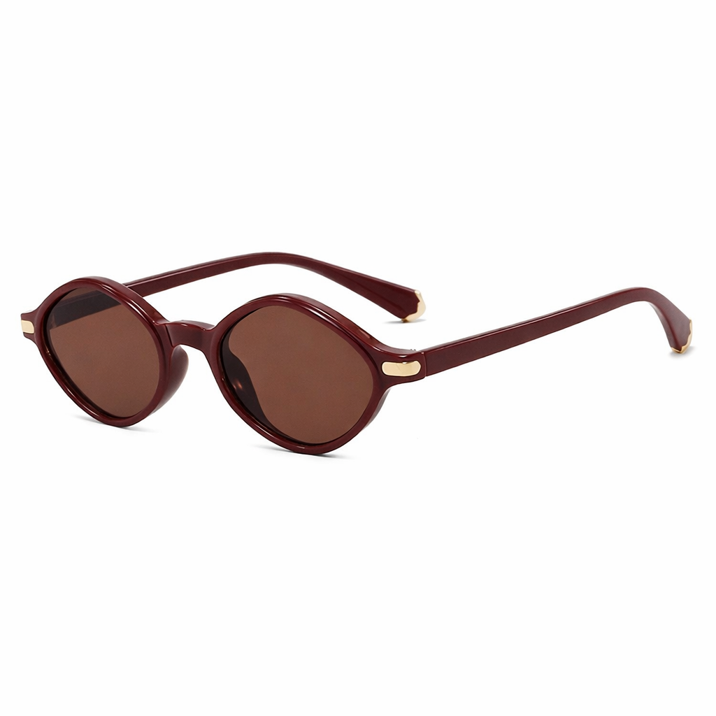 Óculos de Sol Oval Mama - UV400 - Acetato Italiano