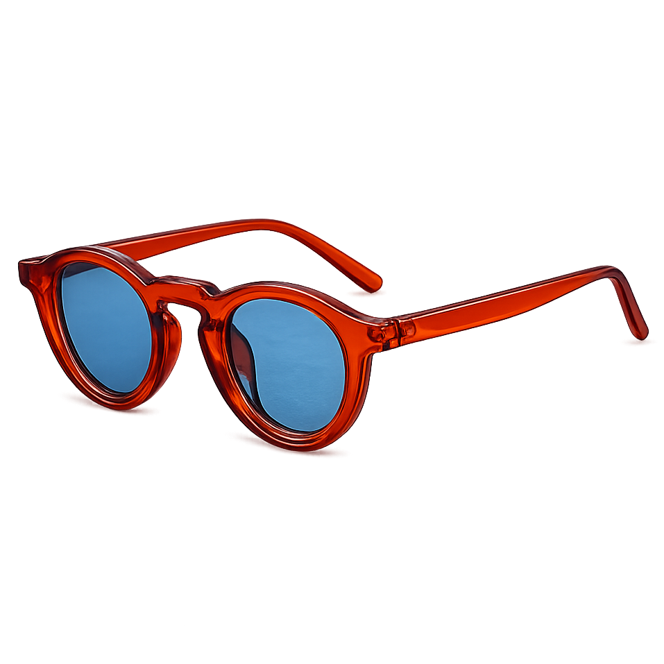 Óculos de Sol Redondo Lumen - UV400 - Acetato Italiano
