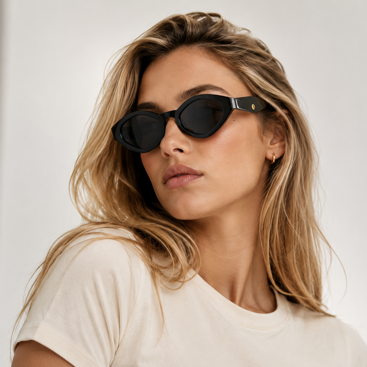 Óculos de Sol Geométrico Florena - UV400 - Acetato Italiano