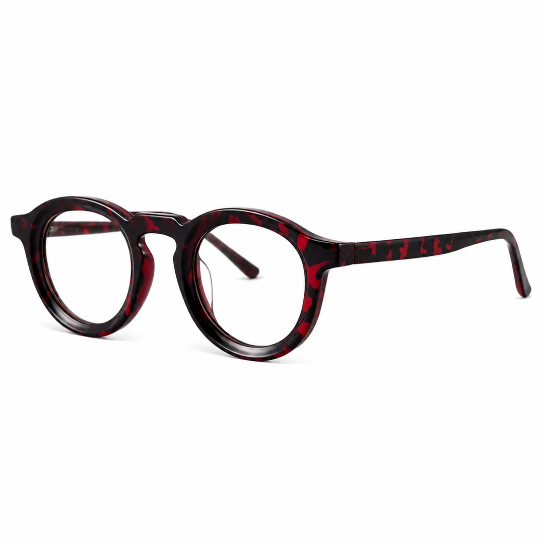 Óculos de Grau Redondo Lumen - Acetato Italiano