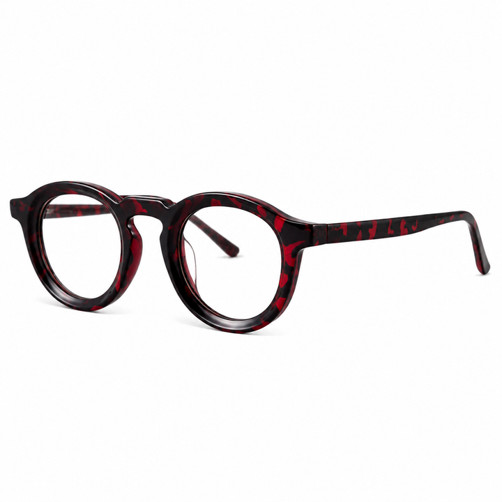 Óculos de Grau Redondo Lumen - Acetato Italiano