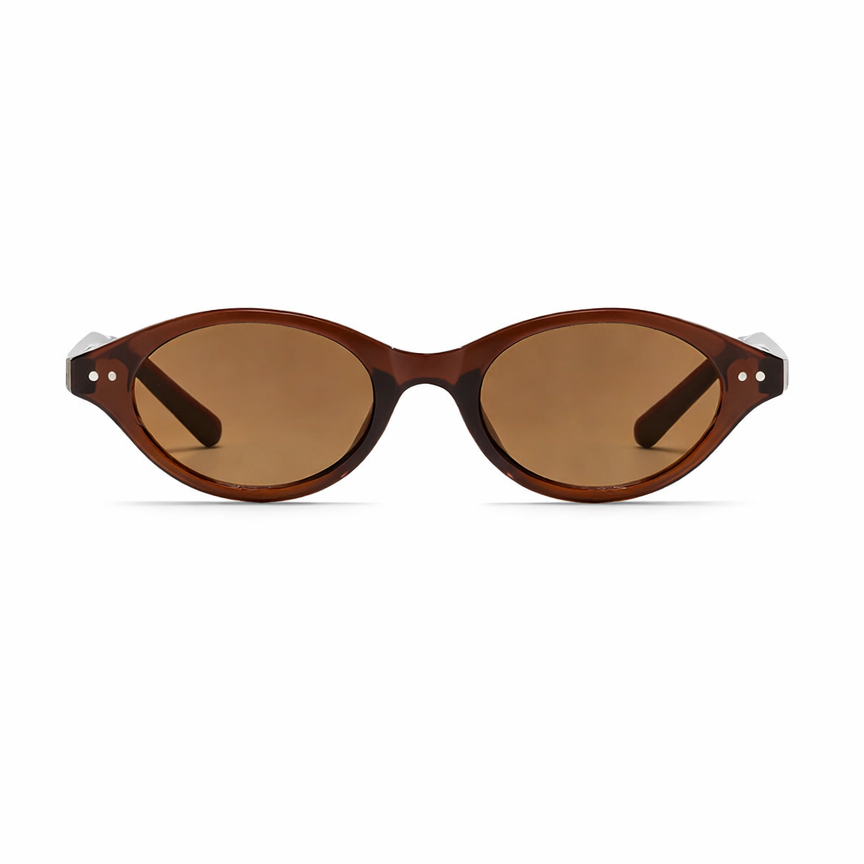 Óculos de Sol Oval Mila - UV400 - Acetato Italiano
