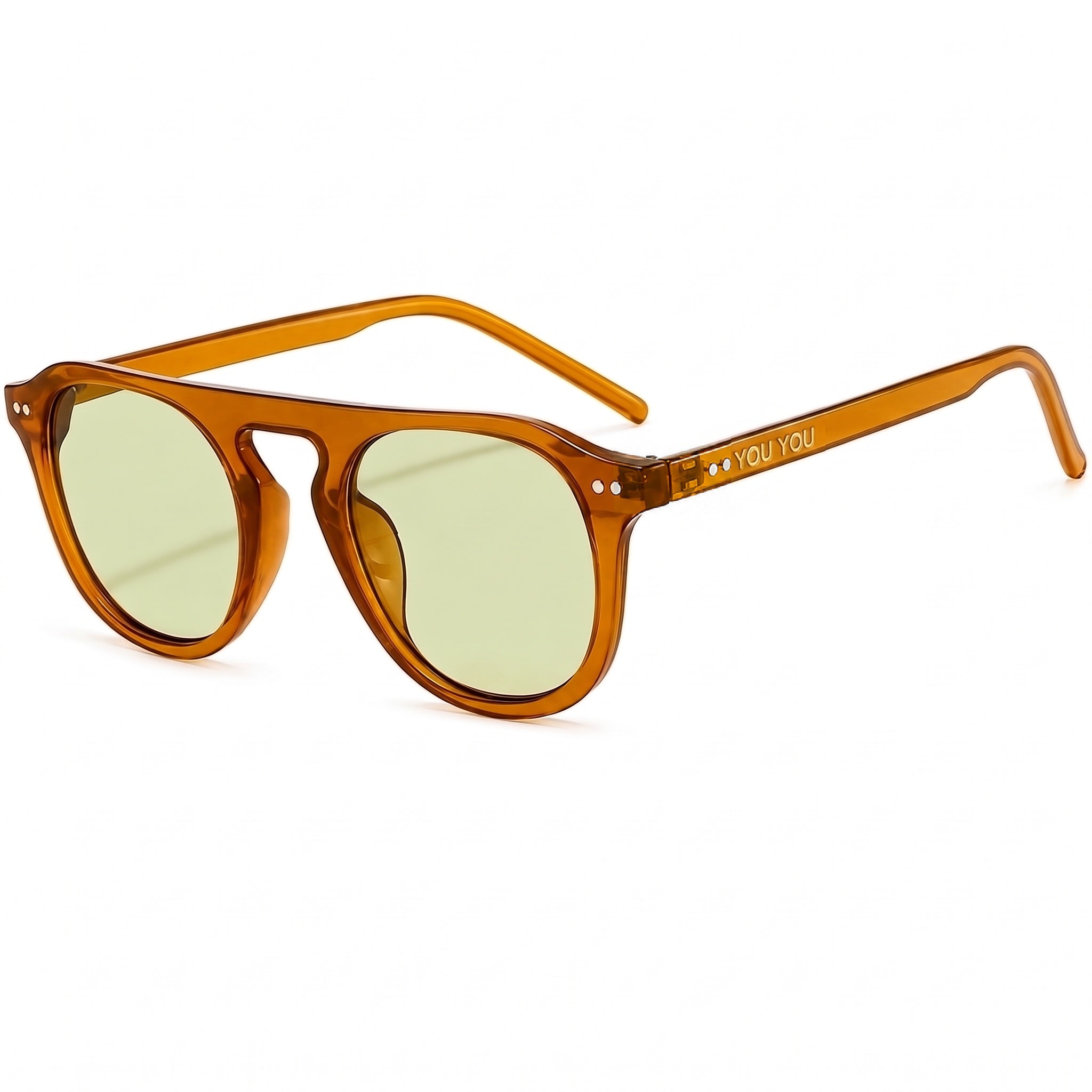 Óculos de Sol Quadrado Melqui - UV400 - Acetato Italiano