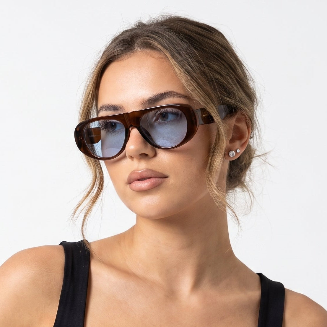 Óculos de Sol Aviador Charlie - UV400 - Acetato Italiano