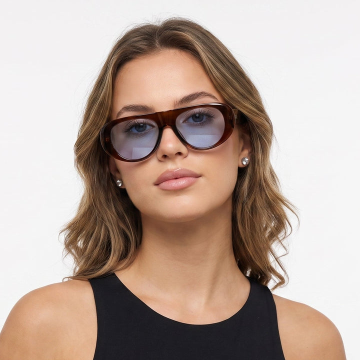 Óculos de Sol Aviador Charlie - UV400 - Acetato Italiano