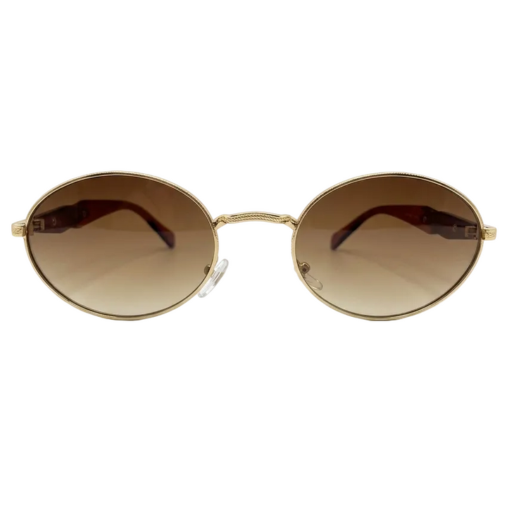 Óculos de Sol Oval Nice - UV400 - Metal Premium