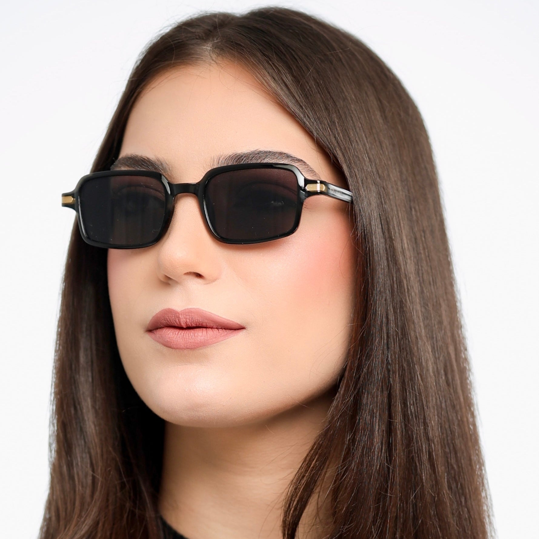 Óculos de Sol Retangular Oliver - UV400 - Acetato Italiano
