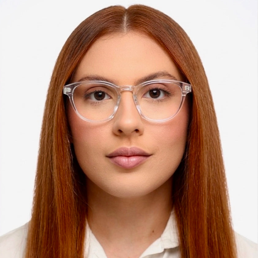 Óculos de Grau Quadrado Santorini - Acetato Italiano