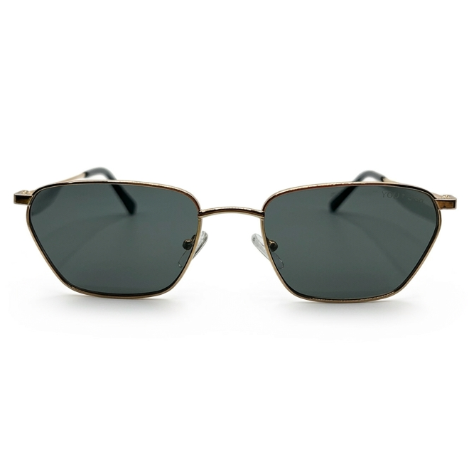 Óculos de Sol Geométrico Flavia - UV400 - Metal Premium