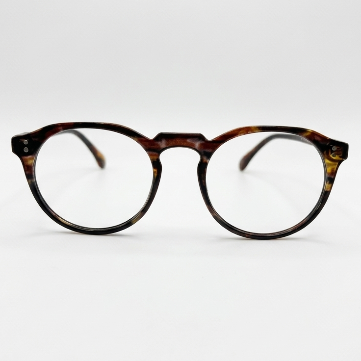 Óculos de Grau Redondo Fluxo - Acetato Italiano