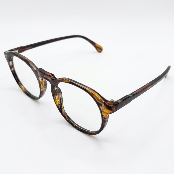 Óculos de Grau Redondo Fluxo - Acetato Italiano