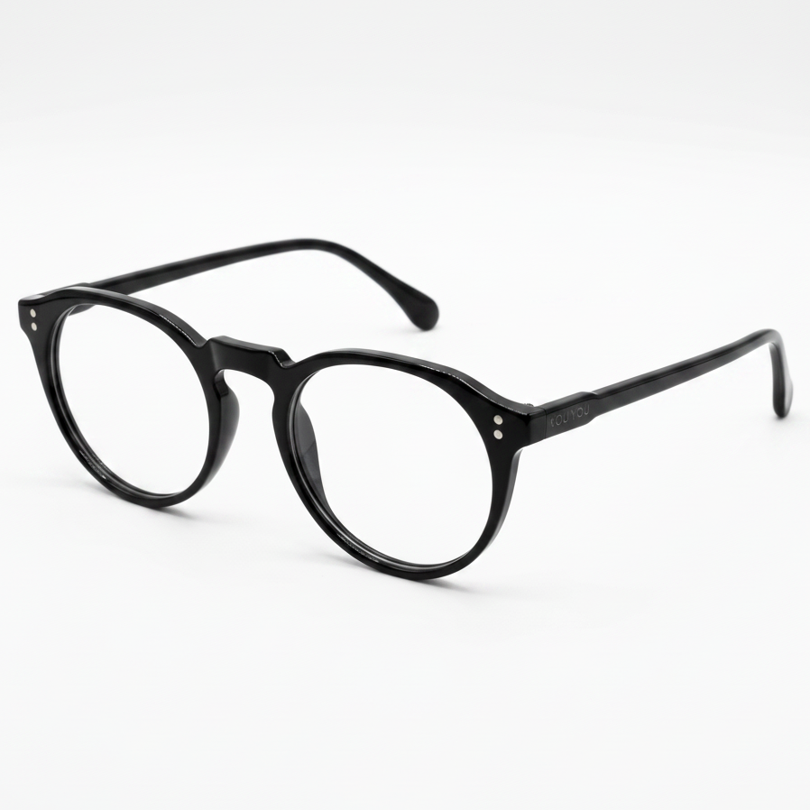 Óculos de Grau Redondo Fluxo - Acetato Italiano