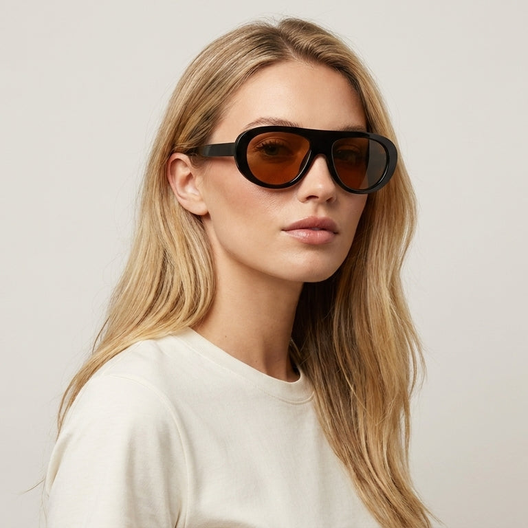 Óculos de Sol Aviador Amalfi - UV400 - Acetato Italiano