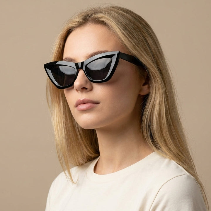 Óculos de Sol Gatinho Nubia - UV400 - Acetato Italiano