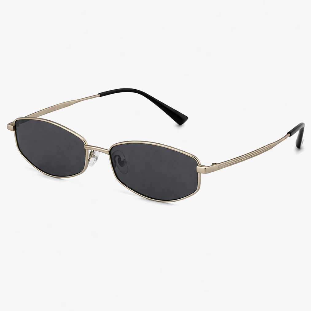 Óculos de Sol Geométrico Giulia - UV400 - Metal Premium