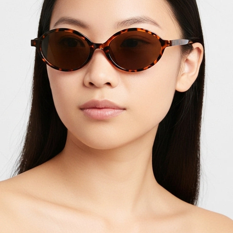 Óculos de Sol Oval Verano - UV400 - Acetato Italiano