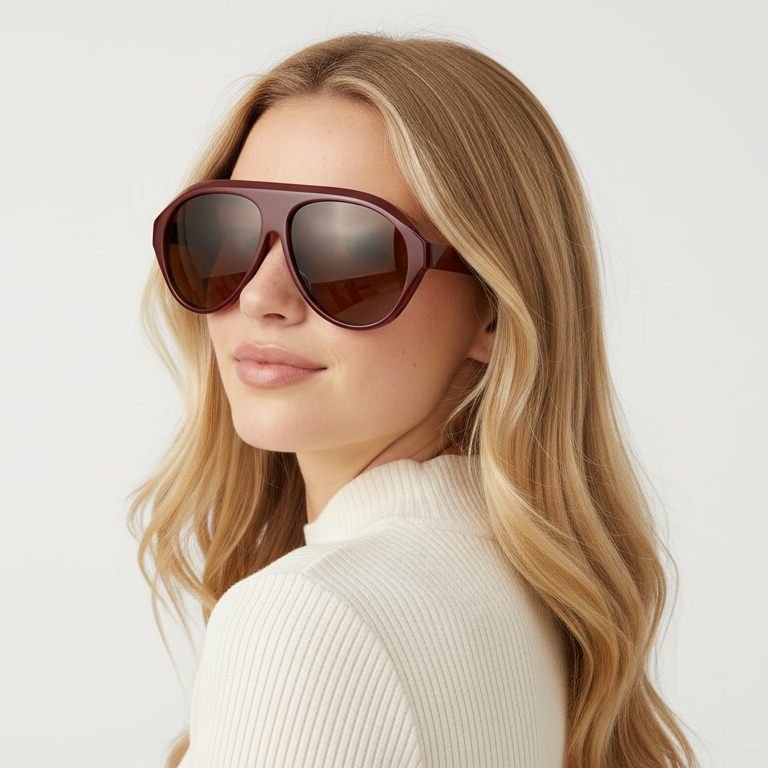 Óculos de Sol Aviador Alex - UV400 - Acetato Italiano