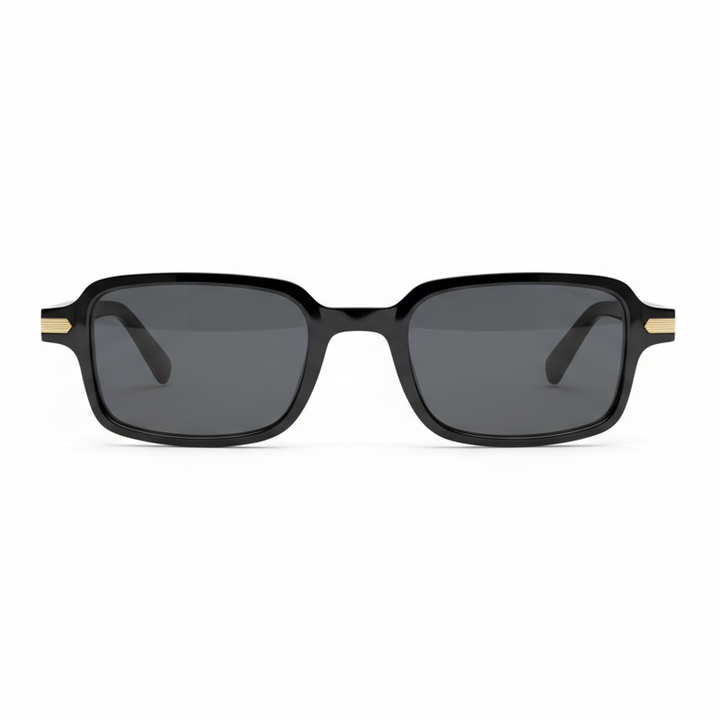 Óculos de Sol Retangular Oliver - UV400 - Acetato Italiano