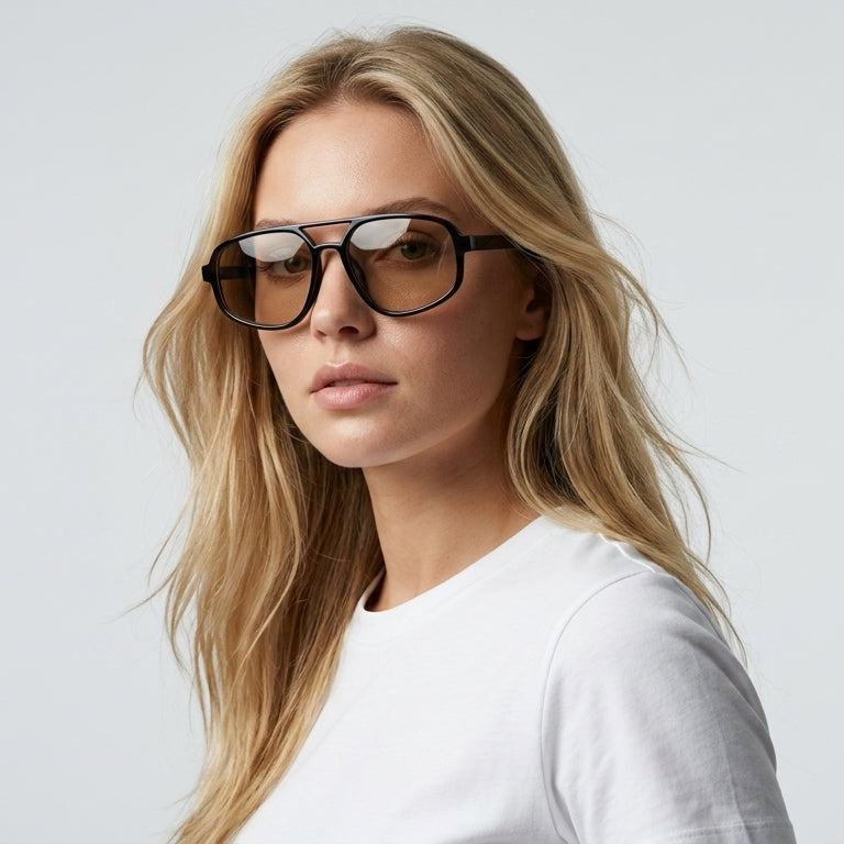 Óculos de Sol Aviador Izi - UV400 - Acetato Italiano