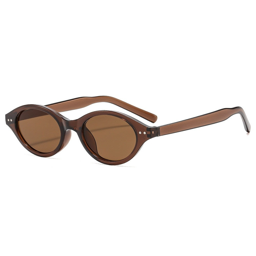 Óculos de Sol Oval Mila - UV400 - Acetato Italiano