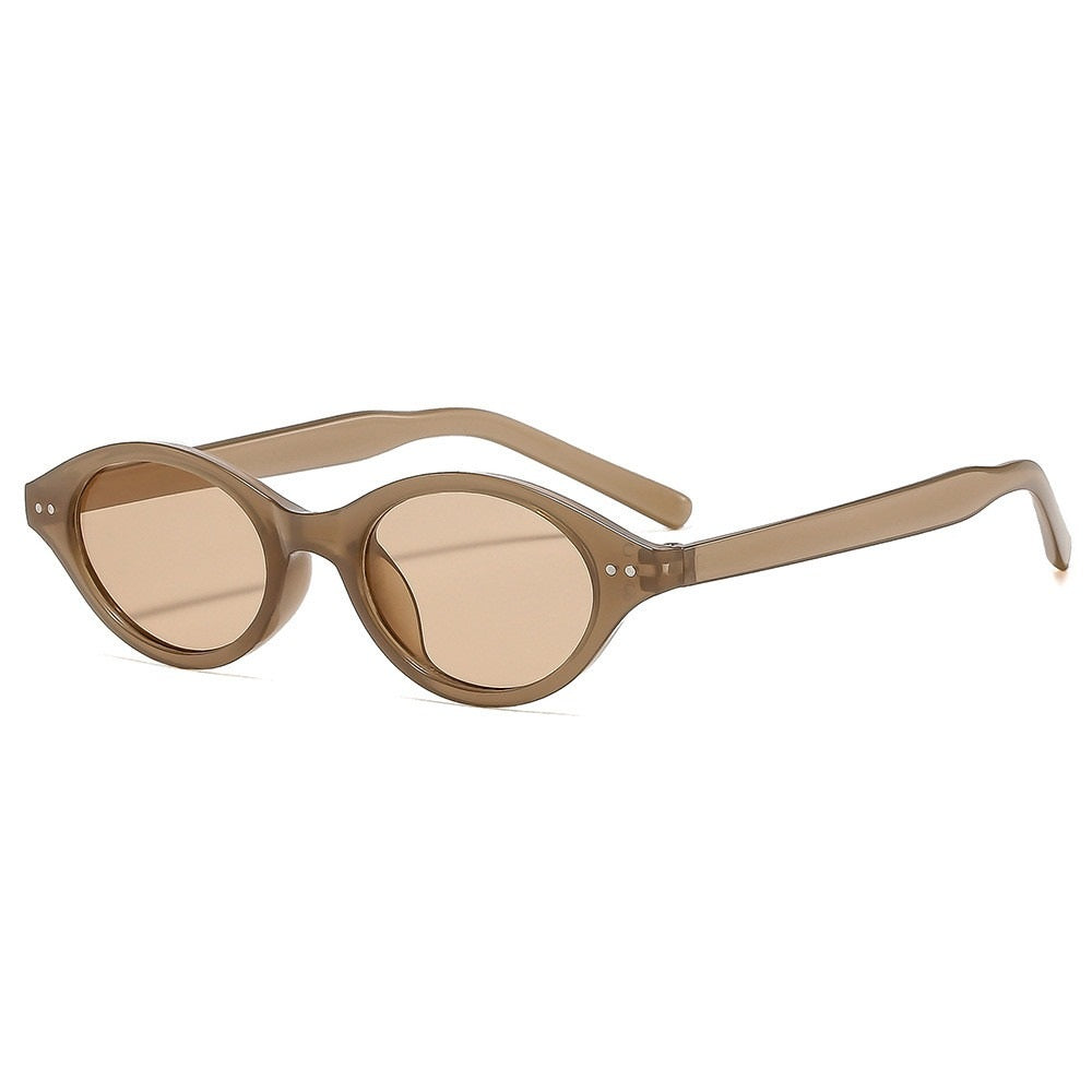Óculos de Sol Oval Mila - UV400 - Acetato Italiano