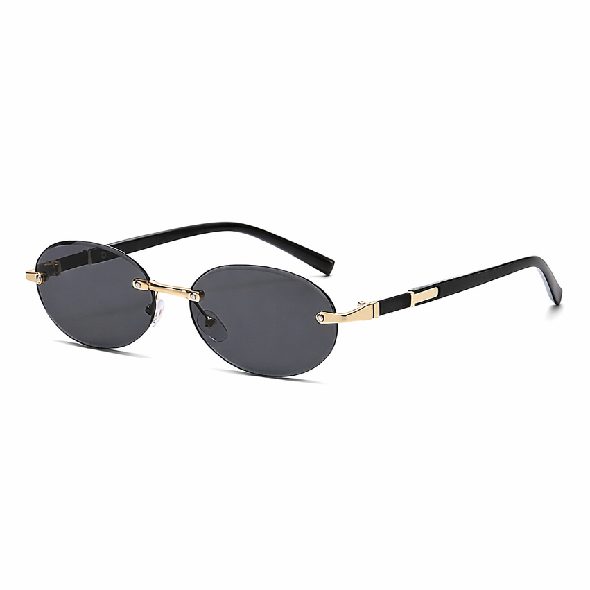Óculos de Sol Oval Mari - UV400 - Metal Premium